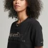 Superdry VINTAGE VENUE INTEREST - Print T-shirt - Black