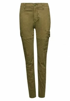 Superdry Cargo Trousers - Tuscan Olive Embroidered -Superdry Shop 7cc2d07252c5483fa8abb2726110fc21