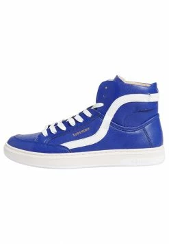 Superdry BASKET LUX - High-top Trainers - Ultramarine/white