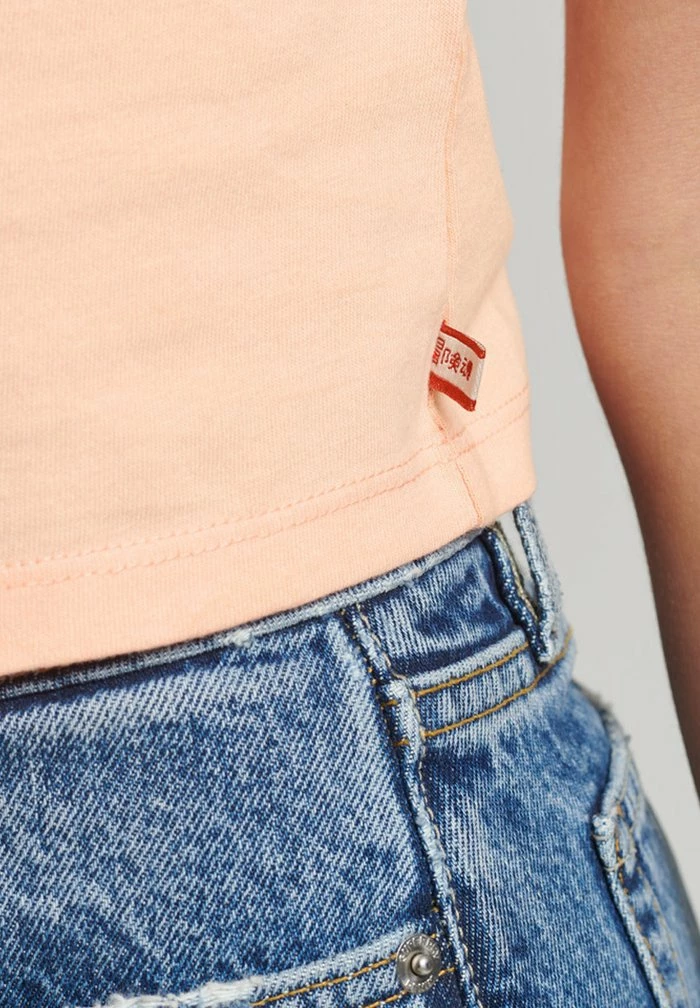 Superdry BASEBALL TINY - Print T-shirt - Antique Peach Red 3 Superdry BASEBALL TINY - Print T-shirt - Antique Peach Red - Image 3
