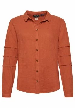 Superdry PENNY - Button-down Blouse - Burnt Orange -Superdry Shop 7cedee5224714795ba33ef687b9dbb16