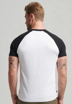 Superdry VINTAGE BASEBALL - Print T-shirt - Optic Black -Superdry Shop 7d475e8207c047008010e8e3712047cb