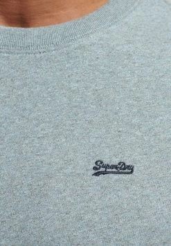 Superdry VINTAGE LOGO MICRO - Basic T-shirt - Coastal Blue Grit -Superdry Shop 7d57fa4fa70d425598ecab7c9bab232f