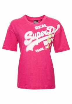 SUPERDRY SUPER 5 DECONSTRUCT T-SHIRT - Print T-shirt - Neon Pink 7 SUPERDRY SUPER 5 DECONSTRUCT T-SHIRT - Print T-shirt - Neon Pink -Superdry Shop 7e134cb3bef04ba9bb267e628846ee0c