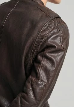 Superdry Leather Jacket - Chocolate 14 Superdry Leather Jacket - Chocolate -Superdry Shop 7e25c9c06dab424abd2836e655b3fd79