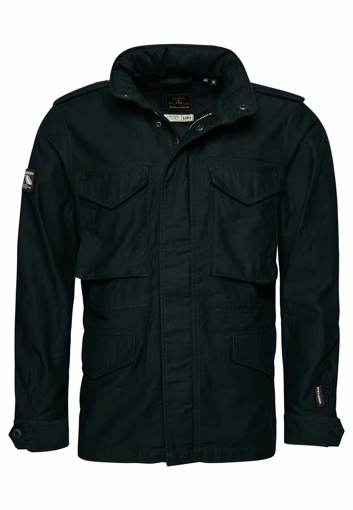 Superdry VINTAGE M65 MILITARY - Light Jacket - Jet Black 5 Superdry VINTAGE M65 MILITARY - Light Jacket - Jet Black - Image 5
