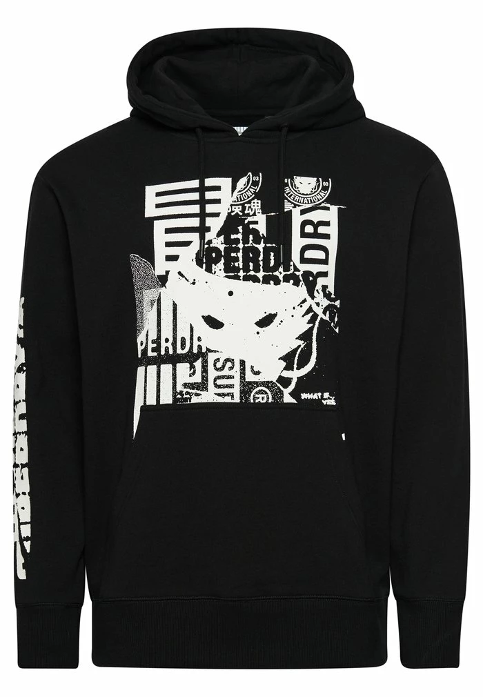 Superdry CHICO LEONG - Hoodie - Black 3 Superdry CHICO LEONG - Hoodie - Black - Image 3