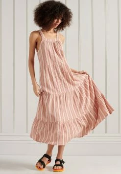 Superdry Day Dress - Pink Stripe