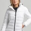 Superdry CLASSIC FUJI PUFFER - Winter Jacket - White