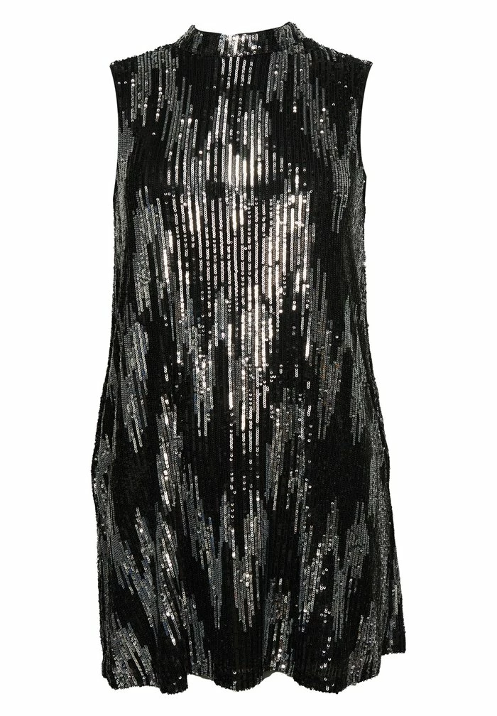 Superdry Cocktail Dress / Party Dress - Black Silver Sequin 6 Superdry Cocktail Dress / Party Dress - Black Silver Sequin - Image 6