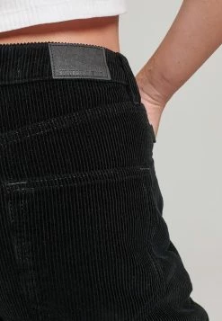 Superdry VINTAGE - Trousers - Black -Superdry Shop 7f5e73dc3e124ccc838f1743a84c56b6