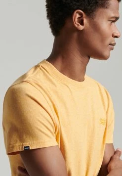 Superdry VINTAGE - Basic T-shirt - Sunshine Yellow Grit -Superdry Shop 7f6c15f93fab47c398045c69891bc928