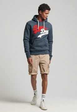 Superdry VL SOURCE - Hoodie - Marine -Superdry Shop 80472637b5734c58adc9f8277ca4082c