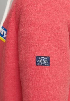 Superdry VINTAGE - Hoodie - Papaya Red Marl -Superdry Shop 8047963f559a46aa85029d8f4298a735