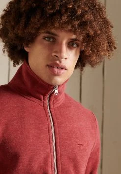 Superdry Zip-up Sweatshirt - Rhubarb Marl -Superdry Shop 8068f96602f440c5b3deb21e010ff71a
