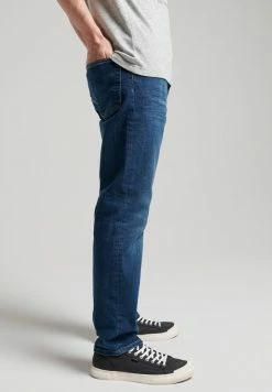 Superdry TAILORED - Straight Leg Jeans - Jefferson Ink Vintage -Superdry Shop 80fd922529c74147966f90cb7531a8b9