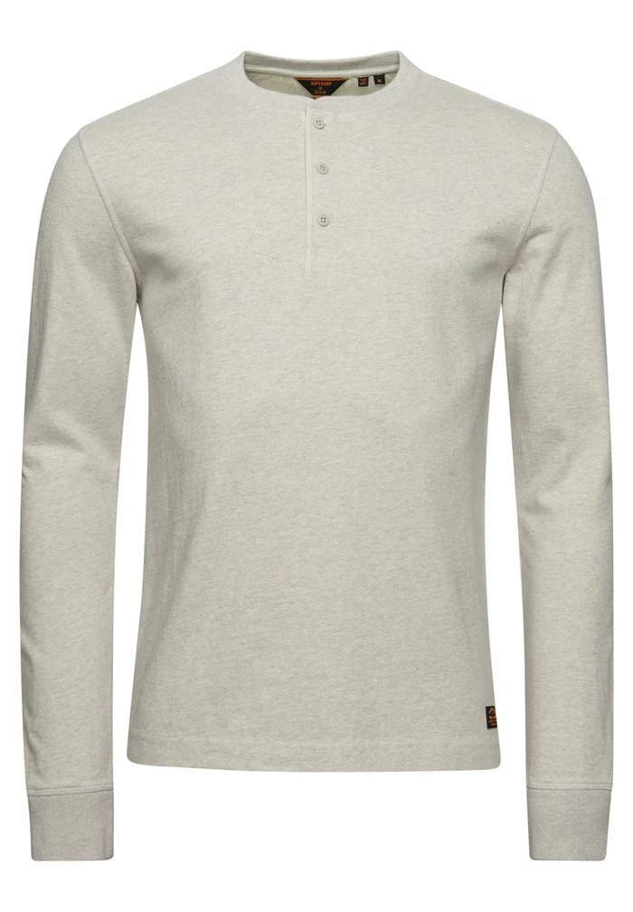 Superdry LONG SLEEVE - Long Sleeved Top - Oat Marl 4 Superdry LONG SLEEVE - Long Sleeved Top - Oat Marl - Image 4