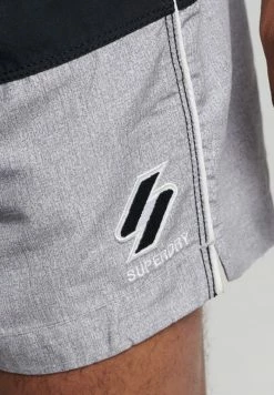 Superdry Swimming Shorts - Black Grey Marl -Superdry Shop 81233a0593ac4e098a637bbc2da603dc