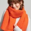 Superdry ESSENTIAL - Scarf - Flame Orange