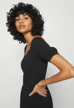 Superdry KALA SMOCKED MIDI DRESS - Day Dress - Black -Superdry Shop 8143a797cec74fa7bf329f2acc8a231c