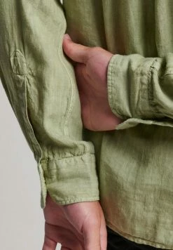 Superdry LONG SLEEVE - Shirt - Greenstone -Superdry Shop 8168b15602e24a3ea06e549c331d1391