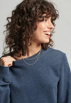 Superdry VINTAGE - Sweatshirt - Vintage Navy Marl -Superdry Shop 816bc274cb6e436b860280878e763838