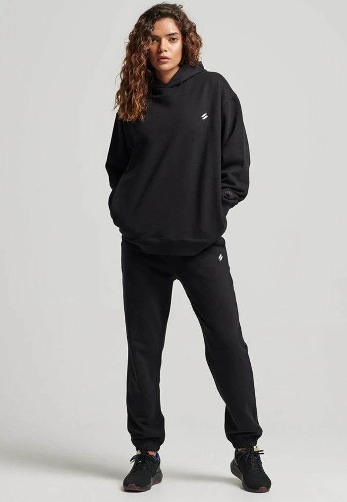 Superdry SPORT CORE OVERSIZED - Hoodie - Black 2 Superdry SPORT CORE OVERSIZED - Hoodie - Black - Image 2