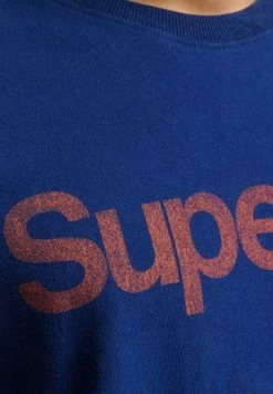 Superdry VINTAGE CLASSIC - Print T-shirt - Pilot Mid Blue -Superdry Shop 820477cf0dba432da0372db82ba66042