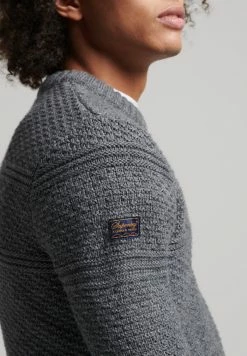 Superdry Jumper - Zinc Marl -Superdry Shop 8207772c23d642f3a5ad8ba14360a26f