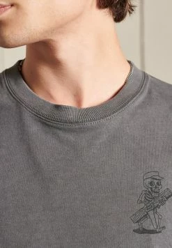 Superdry AMERICAN CLASSIC - Long Sleeved Top - Vintage Black -Superdry Shop 8213e0e91c824adaa1feedb50e1c58e3