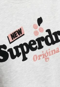 Superdry COOPER NOSTALGIA - Sweatshirt - Glacier Grey Marl -Superdry Shop 825e40970ef74fd695183d01bc8434ea