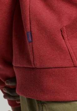 Superdry VINTAGE LOGO CLASSIC - Sweatshirt - Rich Red Marl -Superdry Shop 826966005d9e4bc5bc12c894e0bc7632