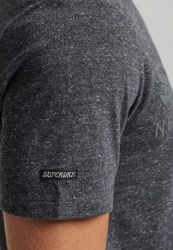 Superdry VINTAGE GRAPHIC - Print T-shirt - Charcoal Heather -Superdry Shop 82d183b0d71040348f9d4ce00593ee7f