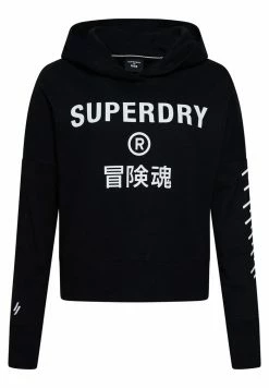 Superdry CODE CORE - Hoodie - Black -Superdry Shop 83082fc8f65a4e9aa0d03b620760ec92