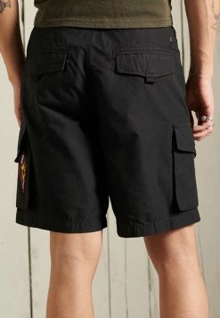 Superdry PATCHED ALPHA - Shorts - Black -Superdry Shop 833d083a98bc4cea8031b9d8d7c0f79f