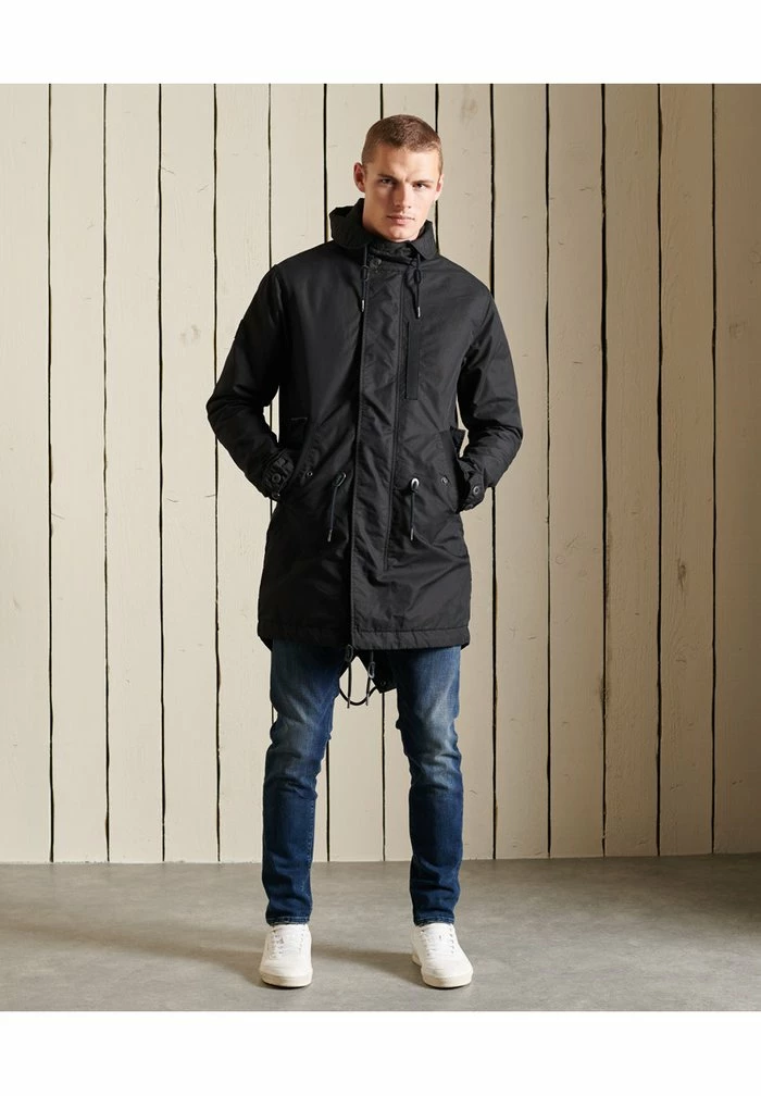 Superdry Parka - Blue-black Denim 4 Superdry Parka - Blue-black Denim - Image 4