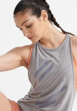 Superdry FLEX TWIST BACK - Top - Grey -Superdry Shop 83cdd458a7d042ee94a4e936a7cf697b