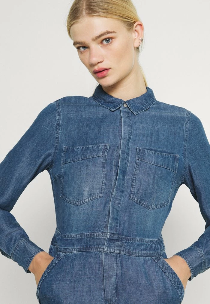 Superdry BOILER - Jumpsuit - Mid Wash 4 Superdry BOILER - Jumpsuit - Mid Wash - Image 4