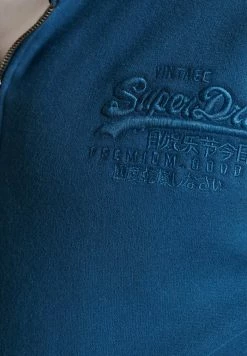 Superdry VINTAGE LOGO TONAL - Zip-up Sweatshirt - Blue Bottle -Superdry Shop 8463c44060cd486bb55406e64de1532d