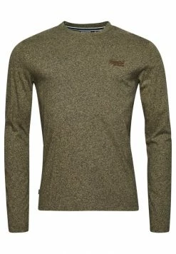 Superdry VINTAGE - Long Sleeved Top - Cinder Jaspe
