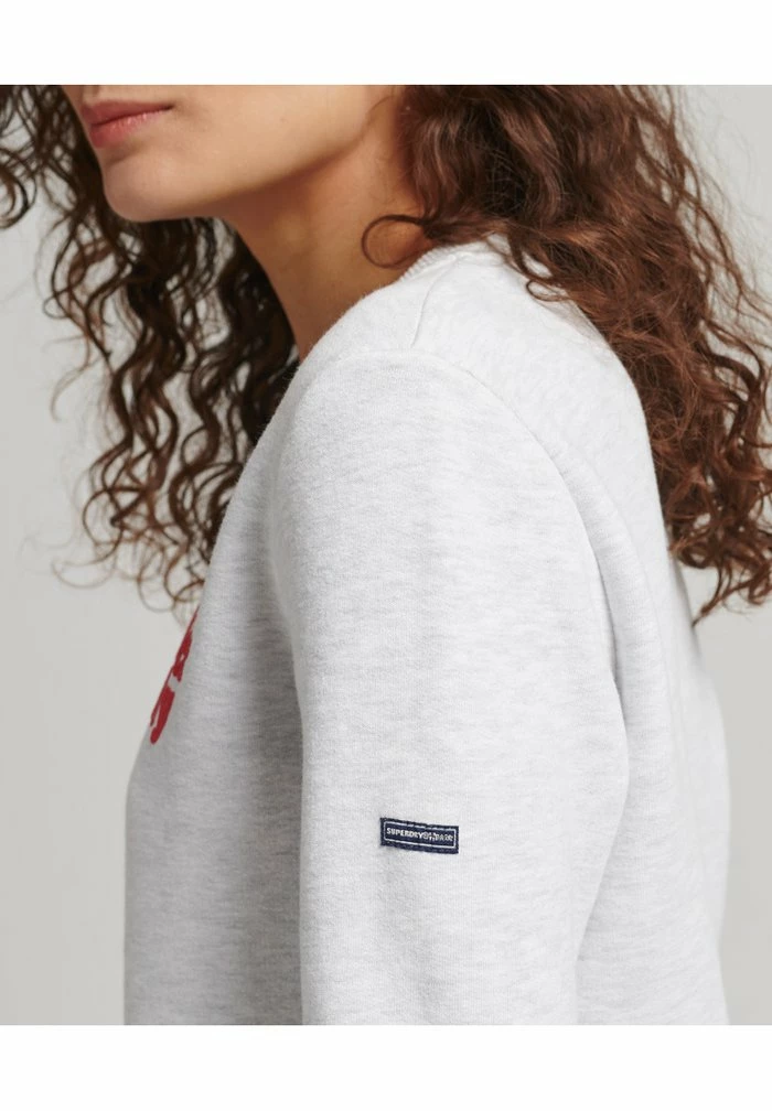 Superdry VINTAGE COOPER CLASSIC CREW - Sweatshirt - Ice Marl 3 Superdry VINTAGE COOPER CLASSIC CREW - Sweatshirt - Ice Marl - Image 3