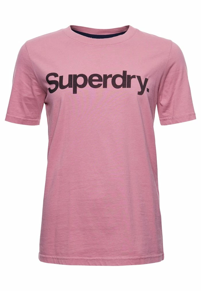 Superdry CORE LOGO - Print T-shirt - Soft Pink 5 Superdry CORE LOGO - Print T-shirt - Soft Pink - Image 5