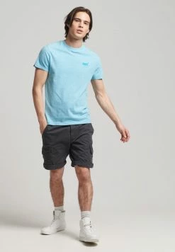 Superdry VINTAGE - Basic T-shirt - Turquoise Sea Grit -Superdry Shop 85175ce66a674981b8b769d507a1b597