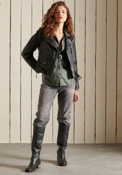 Superdry Button-down Blouse - Thyme