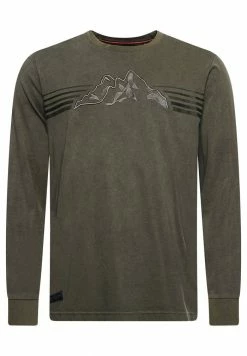 Superdry Long Sleeved Top - Khaki -Superdry Shop 8598bd57d64d41daa574234e3cc6b651
