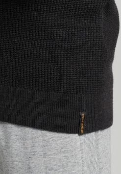 Superdry VINTAGE TEXTURED CREW - Jumper - Raven Black Heather -Superdry Shop 8667a6ff5f8c4ef8a4c27f8cb863fc4d