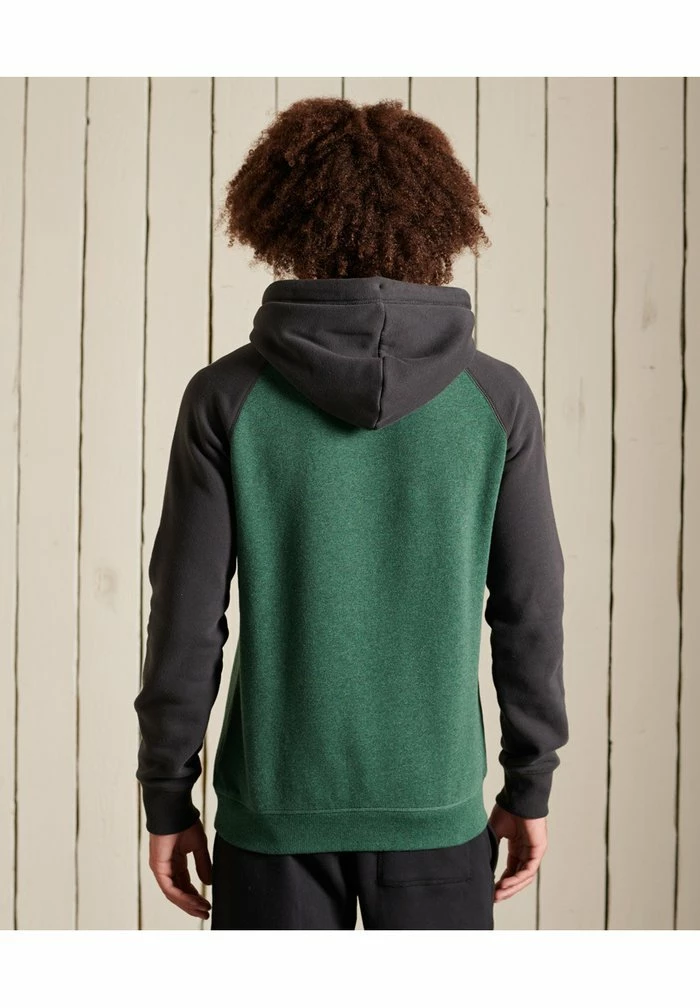 Superdry VINTAGE - Hoodie - Heritage Pine Marl/vintage Wash Black 2 Superdry VINTAGE - Hoodie - Heritage Pine Marl/vintage Wash Black - Image 2