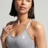 Superdry CONTOUR - Bustier - Grey Marl