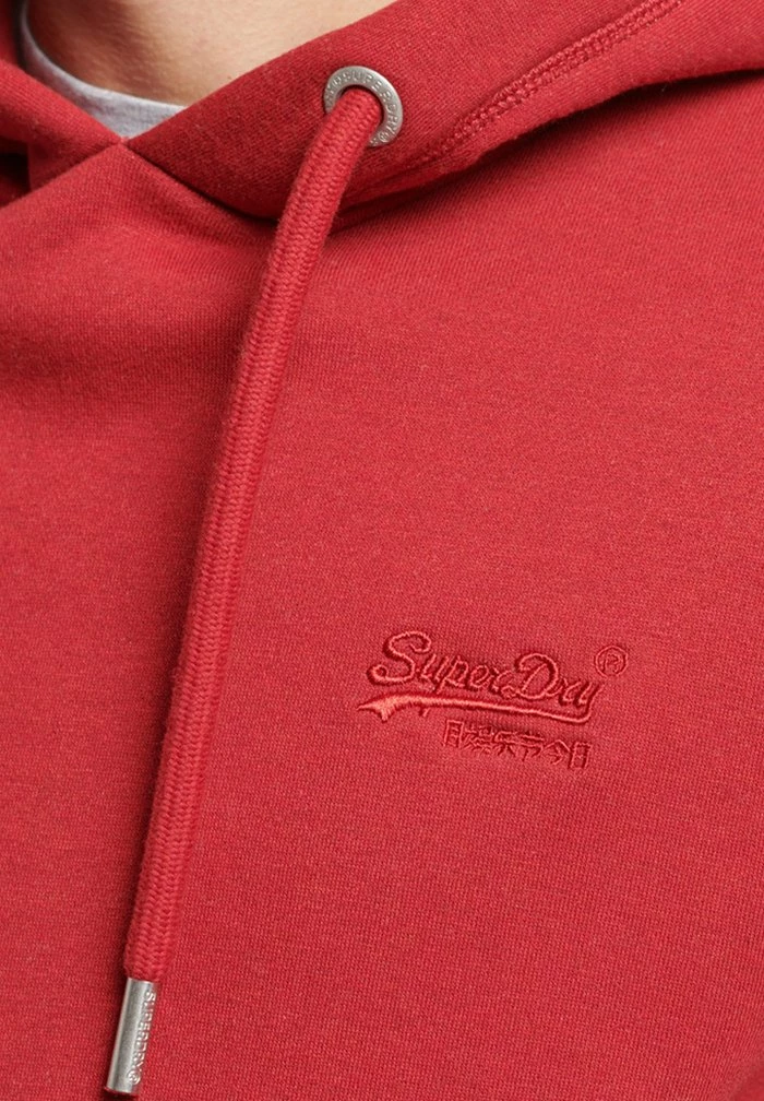 Superdry LOGO EMBROIDERED - Hoodie - Track Red Marl 5 Superdry LOGO EMBROIDERED - Hoodie - Track Red Marl - Image 5