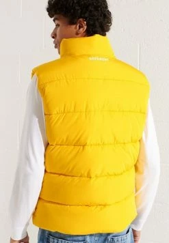 Superdry Waistcoat - Nautical Yellow -Superdry Shop 86fe647921b046d58bcc9c7da68d8174